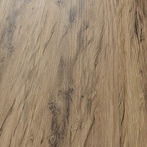 Revêtement de Sol Adhésif Lames Laminées PVC Vinyle Effet Naturel Compatible au Plancher Chauffant 7 Pièces 0,975 m² Nordic Oak Chêne Nordique