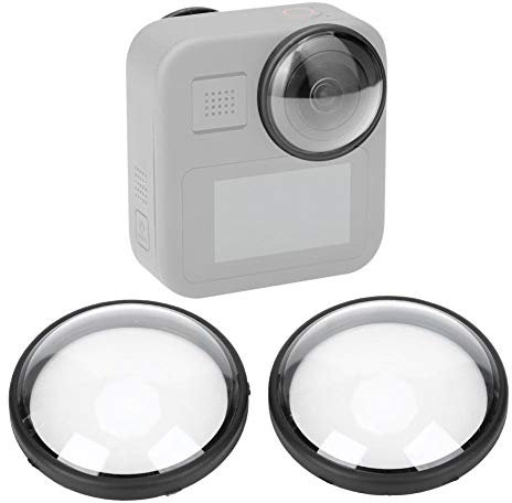 2PCS Waterproof Lens Covers AntiScratch Cap for GoPro Max Camera Accessories Camera Lens Cover Easy to Install