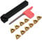 Maizoon SER1212H16 - Set di Utensili per Tornio CNC + 10 Inserti in Carburo AG60 16ER + T15 Strumenti per Tornio DZ11