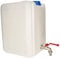 KOTARBAU® Depósito de agua potable con grifo metálico de 20 l, Bidón portátil de agua potable, Garrafa de 20 litros, Bidón garrafa plástico, Depósito para camping, barco, Bidón con grifo