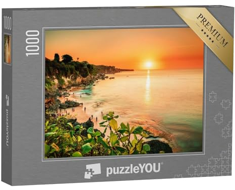 puzzleYOU: Puzzle 1000 Teile „Paradies in den Tropen, Pantai Strand Bali, Indonesien“ – aus der Puzzle-Kollektion Bali, Aus Aller Welt