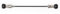 Burley Unisex – Erwachsene COHO Schnellspannachse, Grau, 190mm