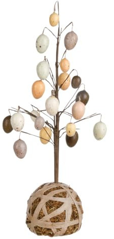 Ostereier Dekobaum Eier-Baum Osterzweigbaum Deko Eier auf dem Strauch braun