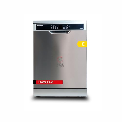 Corberó - Lavavajillas Gama Excellence | CLVV8622INVX | 15 servicios | 8 Programas | 6 Temperaturas | Inverter | Turbo Fan Drying | Auto Door | Media Carga | 42 dB | Inox