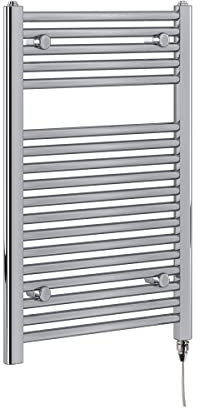 Newark Chrome Electric Towel Radiator Towel Warmer Radiator Rail Bathroom Heated Towel Ladder Rail 770 x 500