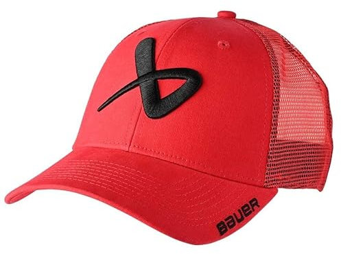 Bauer S22 CORE ADJ Youth Red Cap