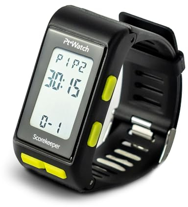 Pt Watch Orologio Padel Contapunti da Polso per Padel e Tennis – Cronometro Digitale, Allarme, Resistente all’Acqua