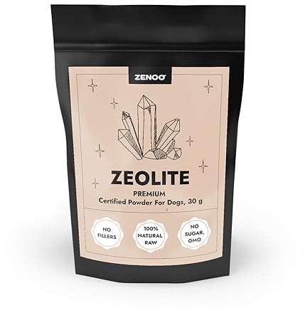 ZENOO Zeolith Detox Ergänzung Für Hunde Und Katzen 30 g – Natürliches Mineralpulver Zur Sanften Entgiftung, Schwermetall-Ausleitung, Verdauungsunterstützung, pH-Balance & Immunsystem-Stärkung