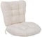 PATIO Rattansessel Auflage 55 cm Marocco 2 teilig Sitzkissen mit Rückenlehne gesteppt Schnüren Innen & Außen Stuhlauflage beige