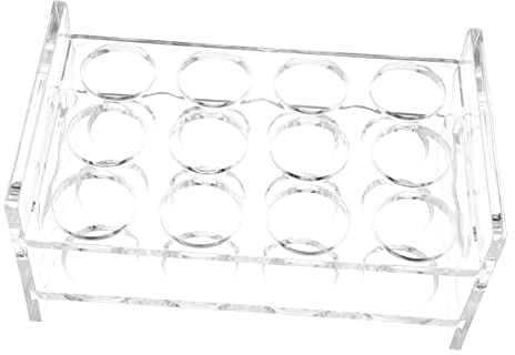 Amosfun 3St Ständer aus Acryl Schnapsglas-Organizer Schnapsglashalter aus Acryl brillenhalter Regal transparenter Halter Bar-Getränke Wodka Tablettgestell Tequila Weinglas