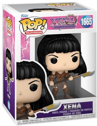 Funko Pop! TV: Xena Warrior Princess - Xena with Spear | Merchandising Oficial de Action/Adventure - Figura de Vinilo Coleccionable para Decoración - Regalo Friki de Cumpleaños