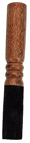 Hoement Palo de Madera para Cuenco de Superficie Lisa Cuenco de Oración de Buda Palo Espiritual Fácil de Transportar