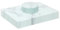 Harbour Housewares Rectangle Glass Placemats & Round Coasters Set - 30cm x 20cm - Marble - 12pc Heat-Resistant Non-Slip Rectangle Home Kitchen Dining Table Dinner Plate Place Mat Mats Set