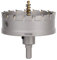 Vearter Scie cloche TCT de 96 mm en carbure de tungstène avec foret de centrage, foret en carbure pour métal, acier inoxydable, acier doux, aluminium, cuivre, fer, plastique, fibre de verre