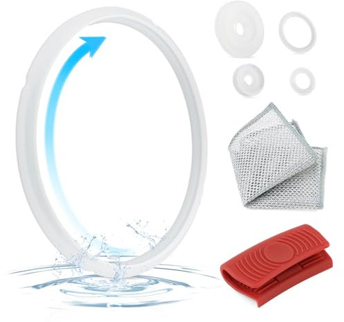 TGHongKy Goma Olla para GM Junta de Silicona Sellado para GM 5L 6L Gomas de Silicona para Ollas Anillo de Sellado Juntas Recambio 22CM para Olla Accesorios