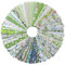 TPZORJX 50pcs Tela algodon Telas Patchwork, 10 cm x 10 cm tela de algodón paquete, Tela de Algodón de Navidad Telas Navideñas Patchwork, para Acolchado DIY para Manualidades de Costura(Verde)