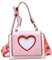 MUCKLILY 1Pezzi Tote Regolabile Sintetica Fashion Rosa per Shopping Viaggi e Ufficio