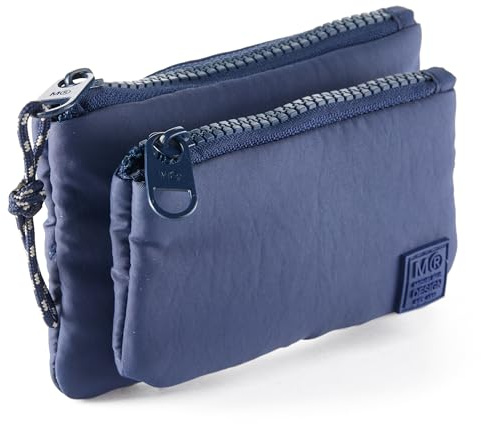 Miquelrius - Monedero pequeño Urban Soft | Poliéster Acolchado con Tacto Suave y Espuma Protectora | Ligero, Repelente al Agua y con Patch de Silicona | Accesorio Funcional y Elegante