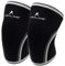 1 paio di ginocchiere a compressione da 7 mm, per sollevamento pesi, squat, palestra e altri sport (L, nero)