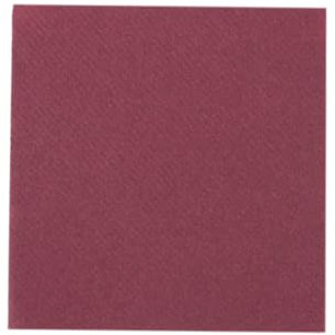 Sovie HORECA Linclass® Airlaid Tischdecke 80x80 cm, Mitteldecke stoffähnlich, praktisches Einmal-Tischtuch, edle Tischdeko, 20 Stück, Bordeaux-Rot