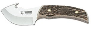 Cuchillo Desollador CUDEMAN 137-C Acero Mova con Hoja de 7,5 cm. y Mango de Asta de Ciervo + Tarjeta Multiusos de Regalo