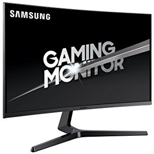 Samsung C32JG52 80 cm (32 Zoll) Curved Gaming Monitor (HDMI, DisplayPort, 3,5 mm Audio, 4ms Reaktionszeit (G/G), 144 Hz Bildwiederholungsrate, 2560 x 1.440 Pixel), dunkelsilber