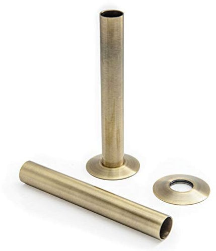 Hot Flow | 130mm Pipe Shroud/Sleeve (Pair) (Antique Brass)