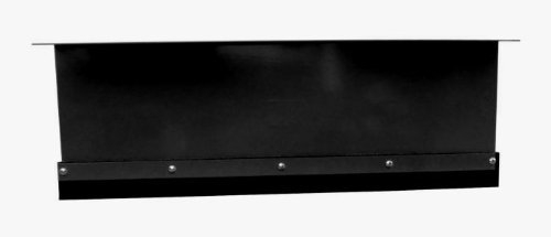 Schneepflug Schneeschild Räumschild Schwarz gekantet/Breite: 125 cm/Höhe: 40 cm / 3-stufig verstellbar/für Rasen- Aufsitzmäher Stiga Villa Park