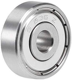 sourcing map S636ZZ Edelstahl Rillenkugellager Spurführungslager 6x22x7mm Doppelt Abgedichtete 636Z Kugellager Ersatzteile