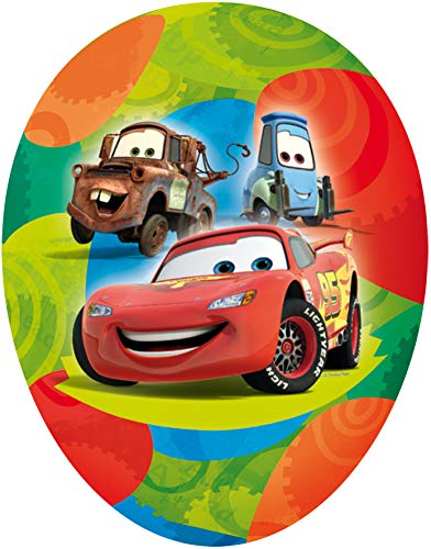 Nestler XXL Osterei zum Befüllen Größe 35cm - Motiv Disney Cars - Handgemachte Eier aus Pappe