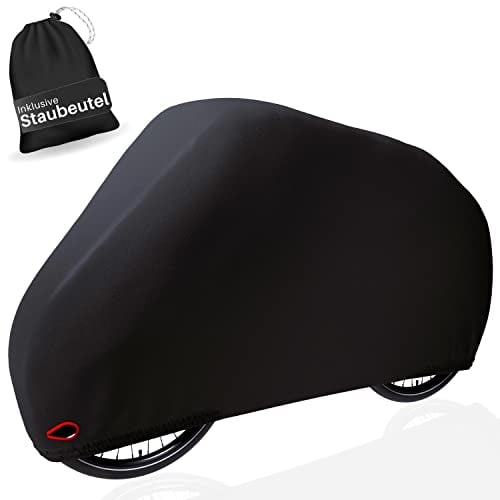 HiLo sports Fahrradabdeckung wasserdicht [schwere Version] - Reißfeste Fahrradplane - Robuste Fahrradschutzhülle - E-Bike & Fahrrad Abdeckplane