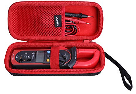 LTGEM Hard Case for Etekcity Digital Multimeter Amp Volt Clamp Meter Voltage Tester Red, MSR-C600