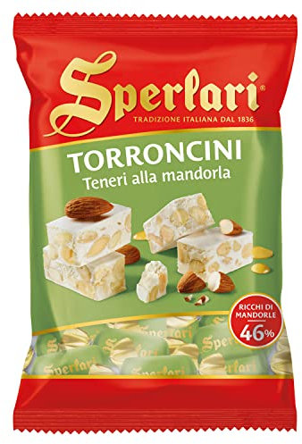 Sperlari - Torroncini Teneri, Senza Glutine, Mandorla, 117 Grammo