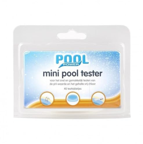 Pool Power - Testeur piscine Power Mini pour test de chlore et de pH - 1 Count