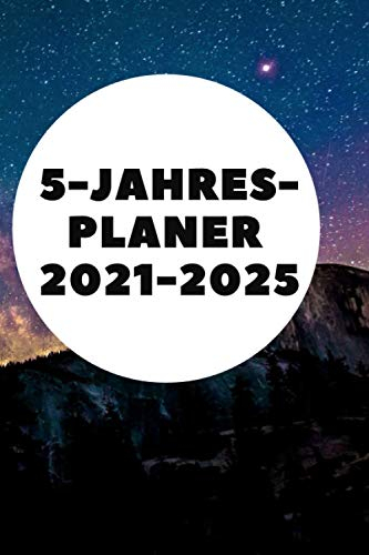 5-Jahres-Planer 2021-2025: Jahresplaner Monatskalender