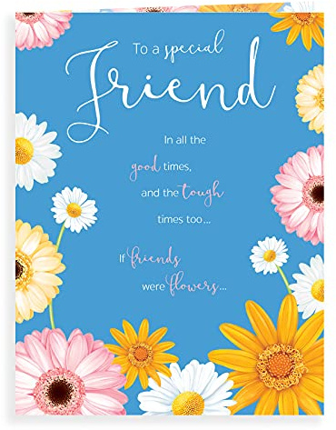 Piccadilly Greetings Luxury Beautiful Contemporary Birthday Card Special Friend - 8 x 6 inches - Koko Designs, K70012