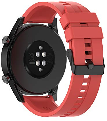 Cadorabo Silikon Armband 20mm kompatibel mit Samsung Galaxy Watch 42mm / S2 Classic/Sport - Ersatzarmband für Huawei Watch 2 für Nokia Steel für LG Watch Sport für Pepple 2 UVM