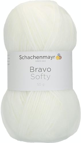 Mez 9807589-08224 Handstrickgarne, 100% Polyacryl, Weiß, onesize