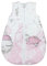 TupTam Schlafsack Baby - Wärmender Ganzjahresschlafsack 2.5 TOG, OEKO-TEX, Ärmellos, Farbe: Mond mit Elefant/Rosa, Größe: 104-110