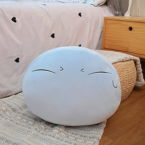 Acebwhtoy Anime That Time I Got Reincarnated As A Slime Plushie, Plüschkissen, Puppenspielzeug, gefüllte Puppe, Plüschpuppe, Kissen, Spielzeug, Geburtstagsgeschenke, Kissenbezug (45 cm)