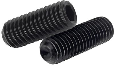 ORANXIN Douille Hexagonale Vis de pression Niveau 12.9 Acier allié Point de tasse Hexagone Vis sans tête Boutons Allen M5 x 35mm 20 Pièces