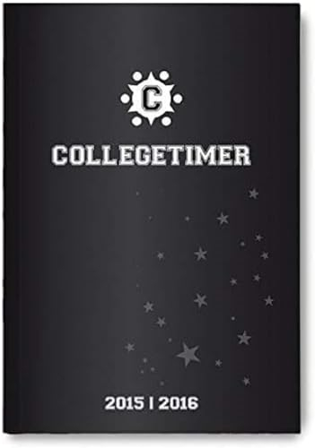 Collegetimer Black Label 2023/2024 - Schüler-Kalender A5 (15x21 cm) - schwarz - Day By Day - 352 Seiten - Terminplaner - Notizbuch - Alpha Edition (Collegetimer A5 Daily)