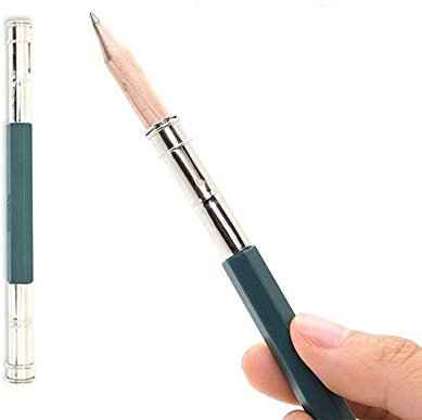 1 Stücke Einstellbare Stifthalter Extender Tool Stiftverlängerung Kinder Stift Extender Extender Halter Student Bleistiftverlängerung Geeignet für Skizzieren Verlängerung Doppelko Praktisches Design