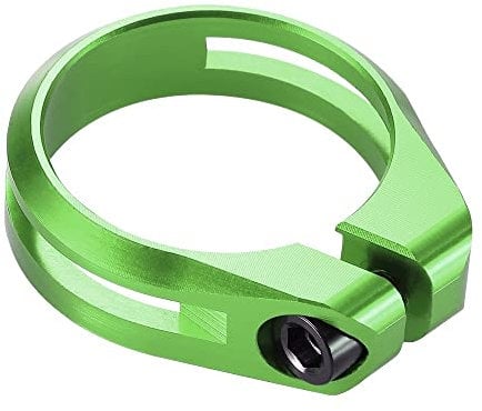 Cycling Seat Clamps Bike Bicycle Seat Post Clamp Aluminum Alloy Cycling Saddle Seat Post Clamp for 27.2/30.8/31.6mm Bike Parts Seatpost Seat Post Clamp (Size : Green 31.8)