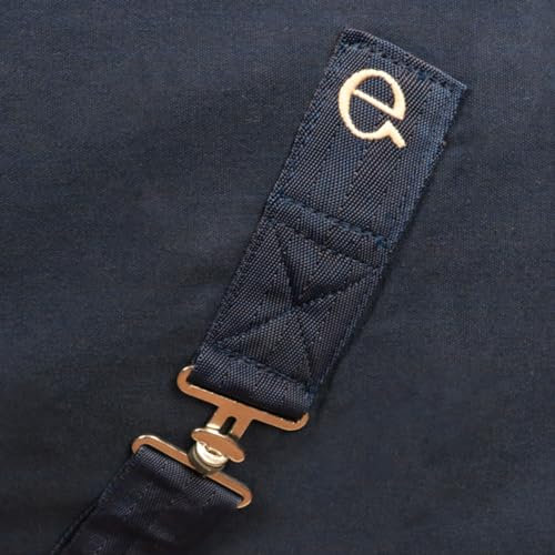 Equityum Karyn Decke aus Baumwolle, hochwertig verarbeitet, schützt das Pferd vor Temperaturschwankungen (155 cm, Blau)