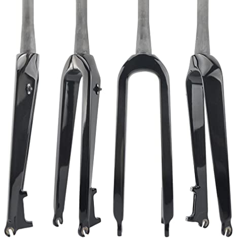 26/27,5/29 Pollici MTB Forcella,Forcella Rigida in Fibra Carbonio/Tubo Dritto 28,6 * 300 Mm/Tubo Conico 28,6 * 39,8 * 300 Mm/Freno Disco/Altezza Spalla 40 Mm/Marcia Aperta 100 Mm