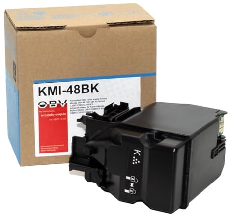 OBV Kompatibel Toner ersetzt Konica Minolta TNP-48 TNP-48K für Bizhub C3350 C3850 C3850FS - schwarz