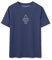 Glimnerize Jungen Rashguard Shirt Rundhals Schwimmshirt UV Shirt Kurzarm Badeshirt Rundkragen Shirt Surfbrett Navy 152