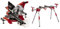 Einhell Zug-Kapp-Gehrungssäge TE-SM 8 L Dual (1.800 W, Ø 216 mm Sägeblatt, 305 mm Schnittbreite, 65 mm Schnitttiefe, Schnittlinienlaser, beidseitige Sägekopfneigung, inkl. Untergestell)