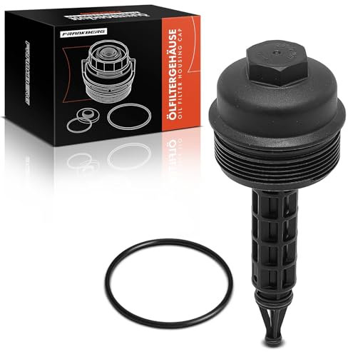 Frankberg Ölfiltergehäuse Kompatibel mit 3er E46 3er Cabriolet E46 3er Compact E46 3er Touring E91 5er E60 X3 E83 1er E87 Replace# 11427787696